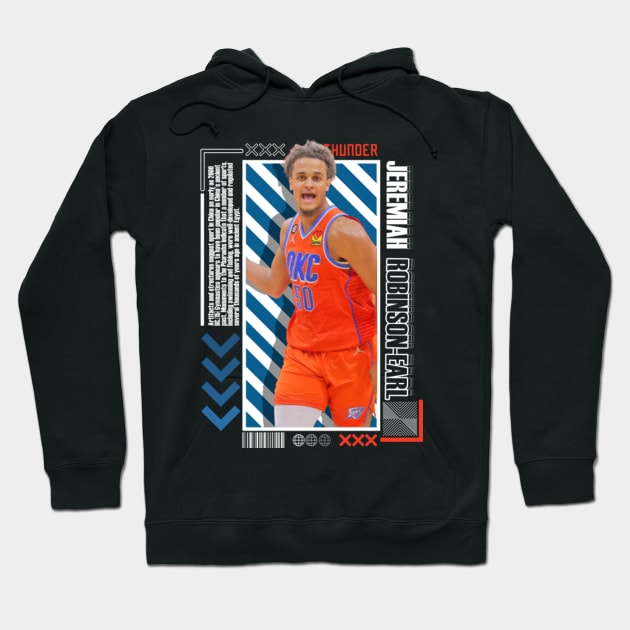 Jeremiah Robinson-Earl Paper Poster Version 10 Hoodie by art.Hamdan